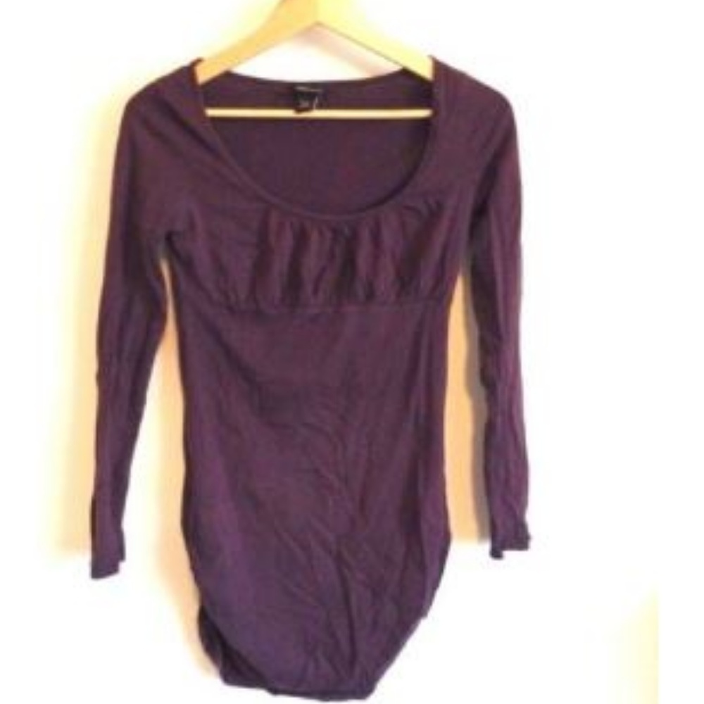 MODA International Victoria Secret Shirt Plum